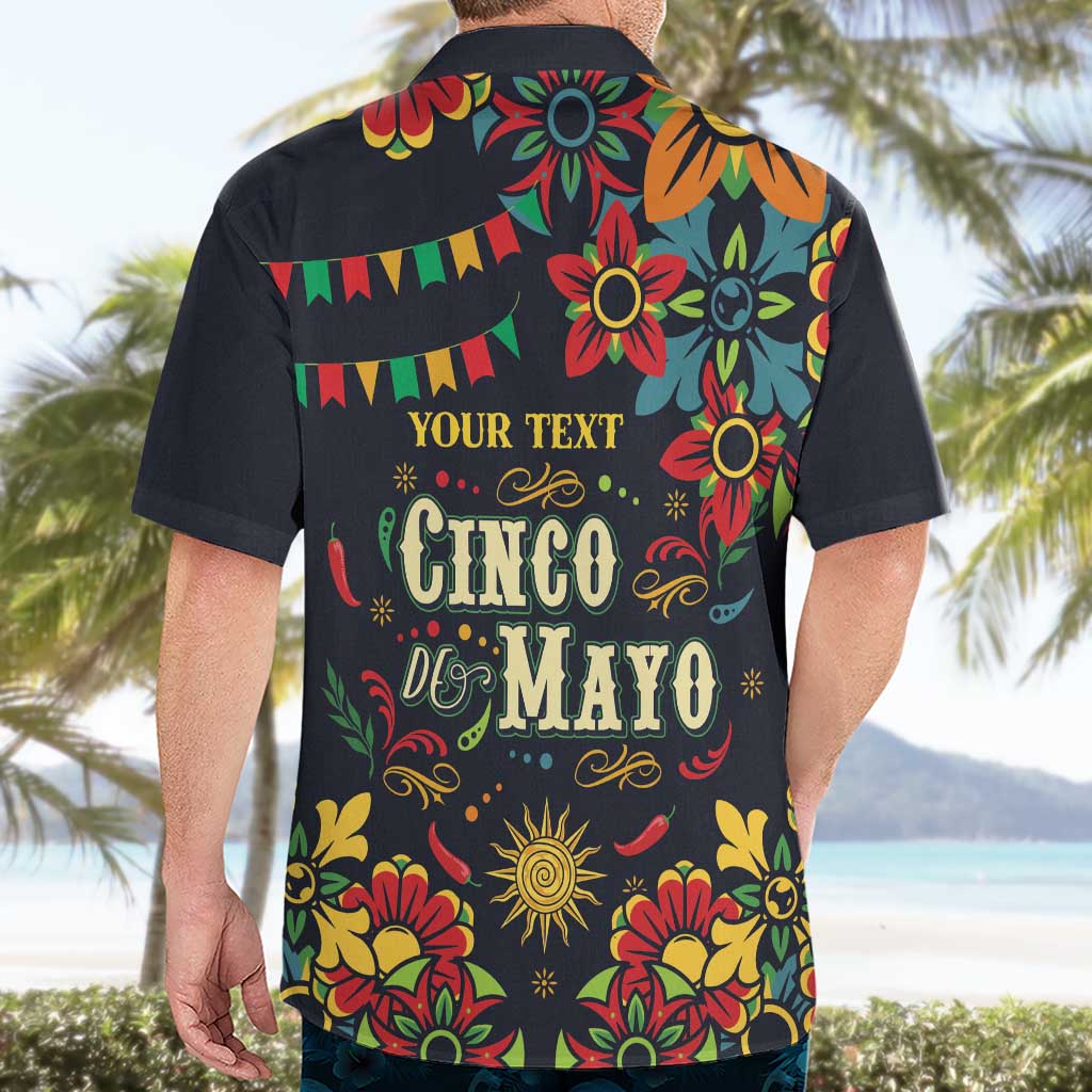 Personalized Cinco de Mayo Hawaiian Shirt Vibrant Flowers