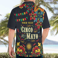 Personalized Cinco de Mayo Hawaiian Shirt Vibrant Flowers