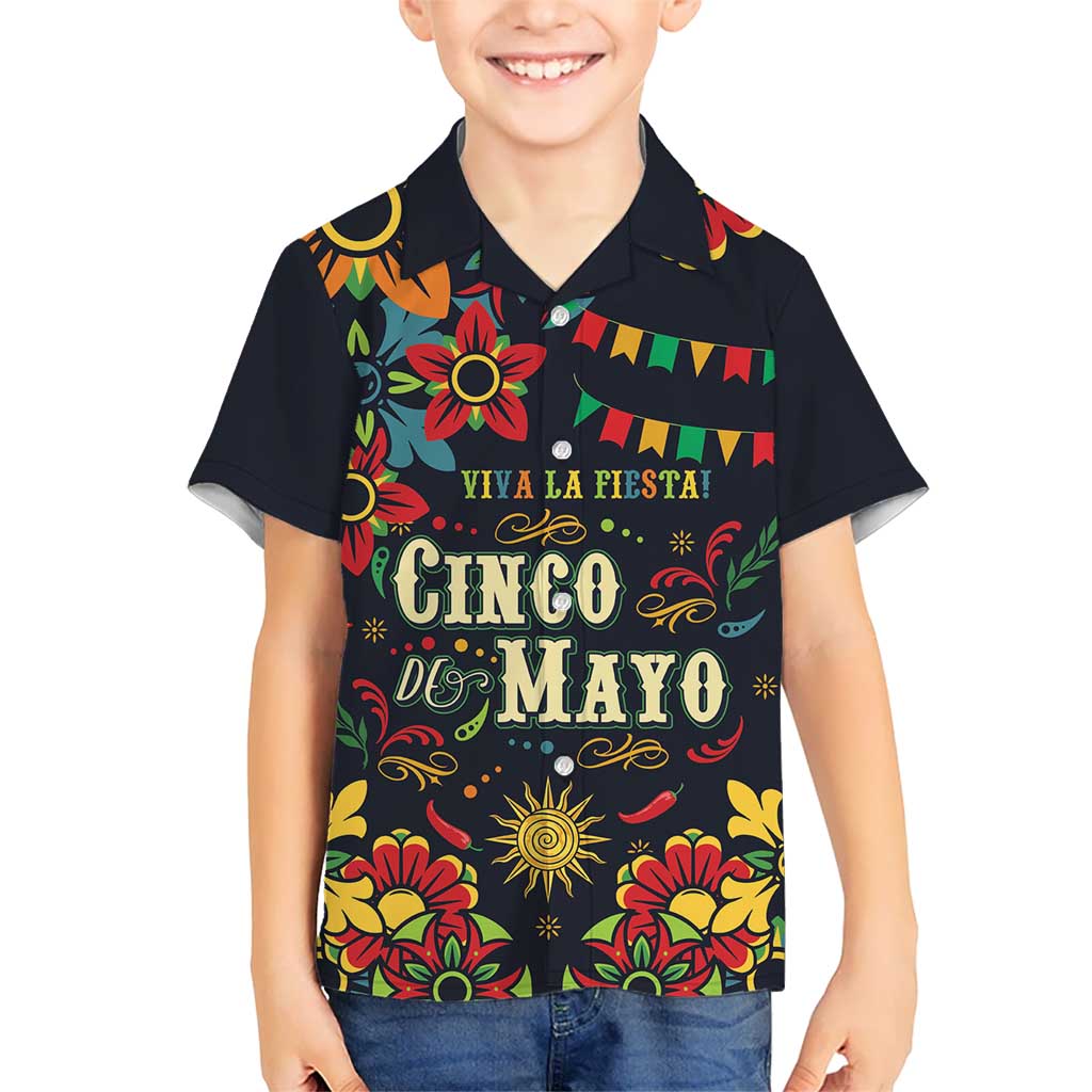 Personalized Cinco de Mayo Hawaiian Shirt Vibrant Flowers