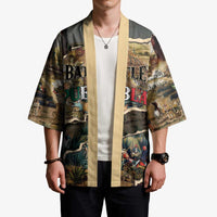 Mexican Battle of Puebla Kimono Vintage Art Style