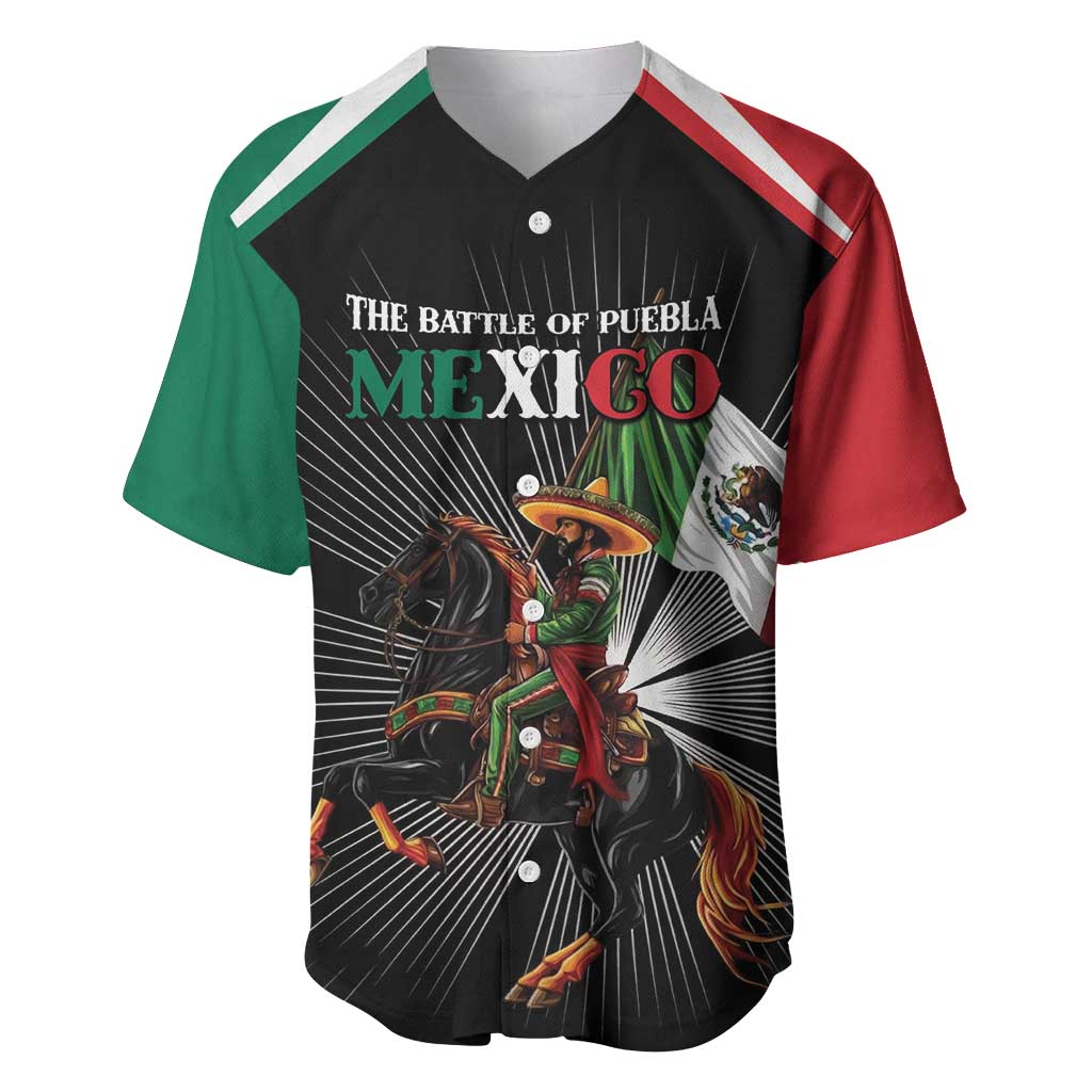 Mexico Battle of Puebla Baseball Jersey Mexican Warrior