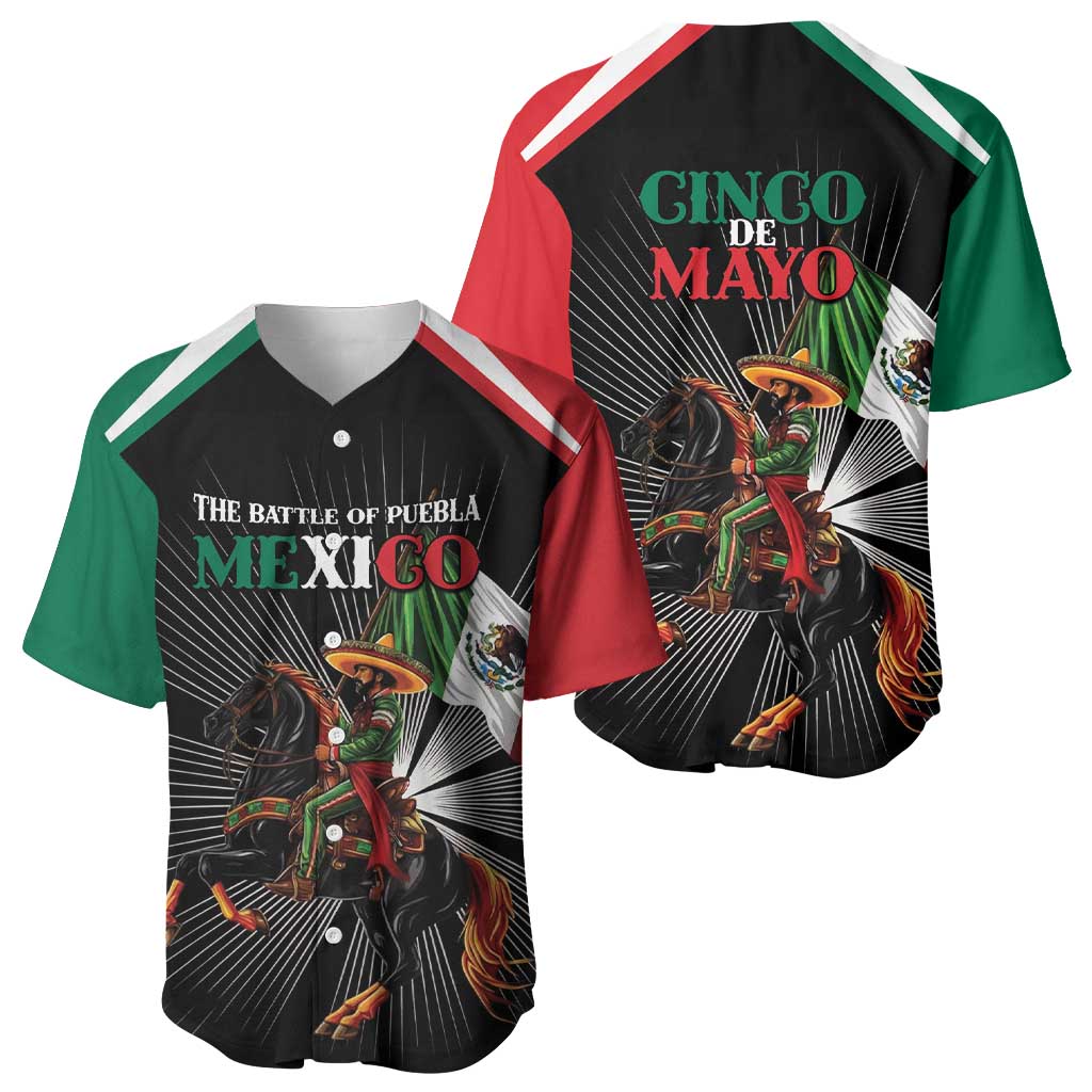 Mexico Battle of Puebla Baseball Jersey Mexican Warrior