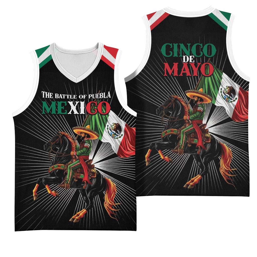 Mexico Battle of Puebla Basketball Jersey Mexican Warrior
