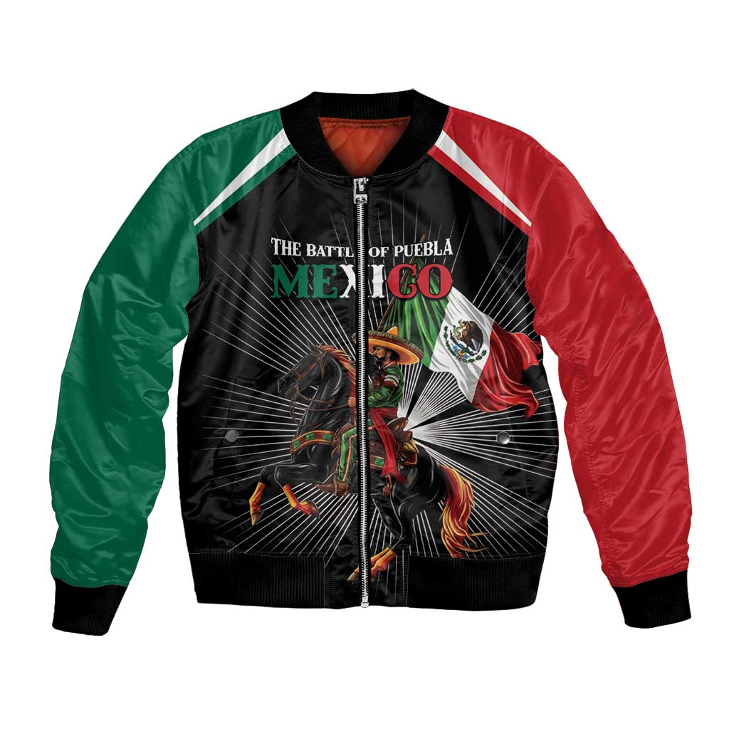 Mexico Battle of Puebla Bomber Jacket Mexican Warrior