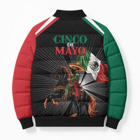 Mexico Battle of Puebla Bomber Puffer Jacket Mexican Warrior