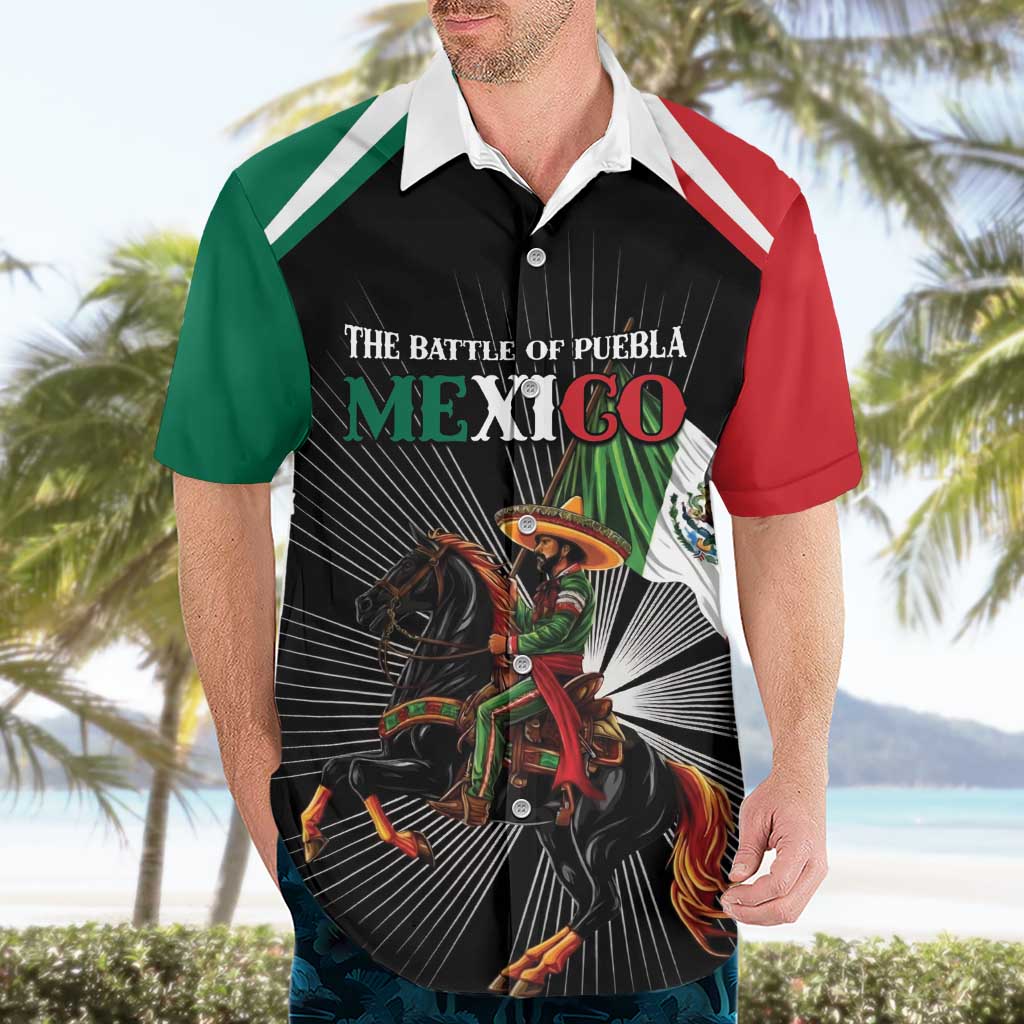 Mexico Battle of Puebla Hawaiian Shirt Mexican Warrior