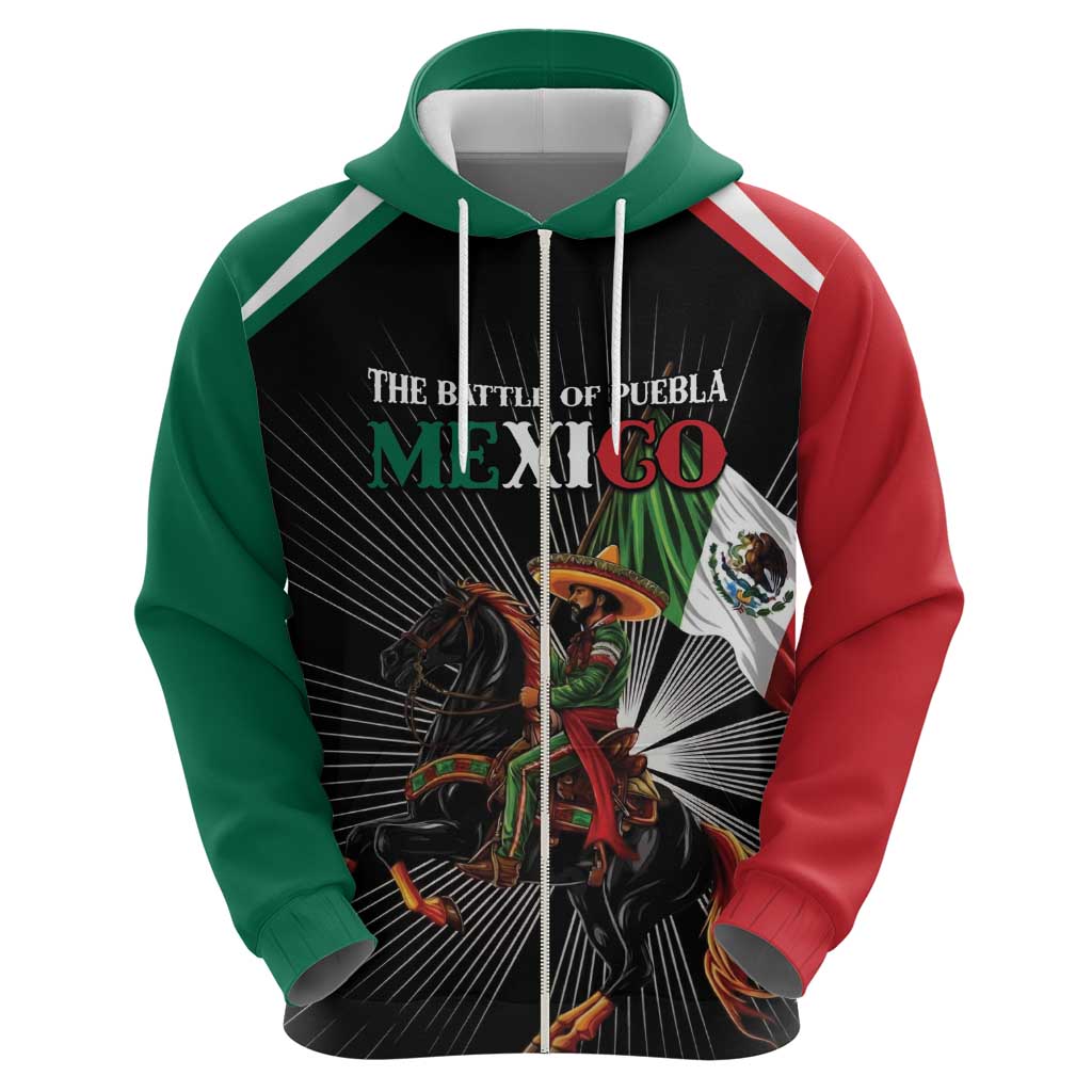 Mexico Battle of Puebla Hoodie Mexican Warrior