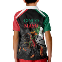 Mexico Battle of Puebla Kid Polo Shirt Mexican Warrior