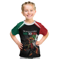 Mexico Battle of Puebla Kid T Shirt Mexican Warrior