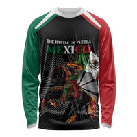 Mexico Battle of Puebla Long Sleeve Shirt Mexican Warrior