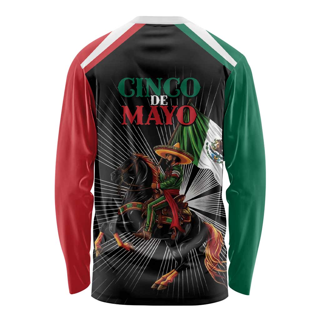 Mexico Battle of Puebla Long Sleeve Shirt Mexican Warrior