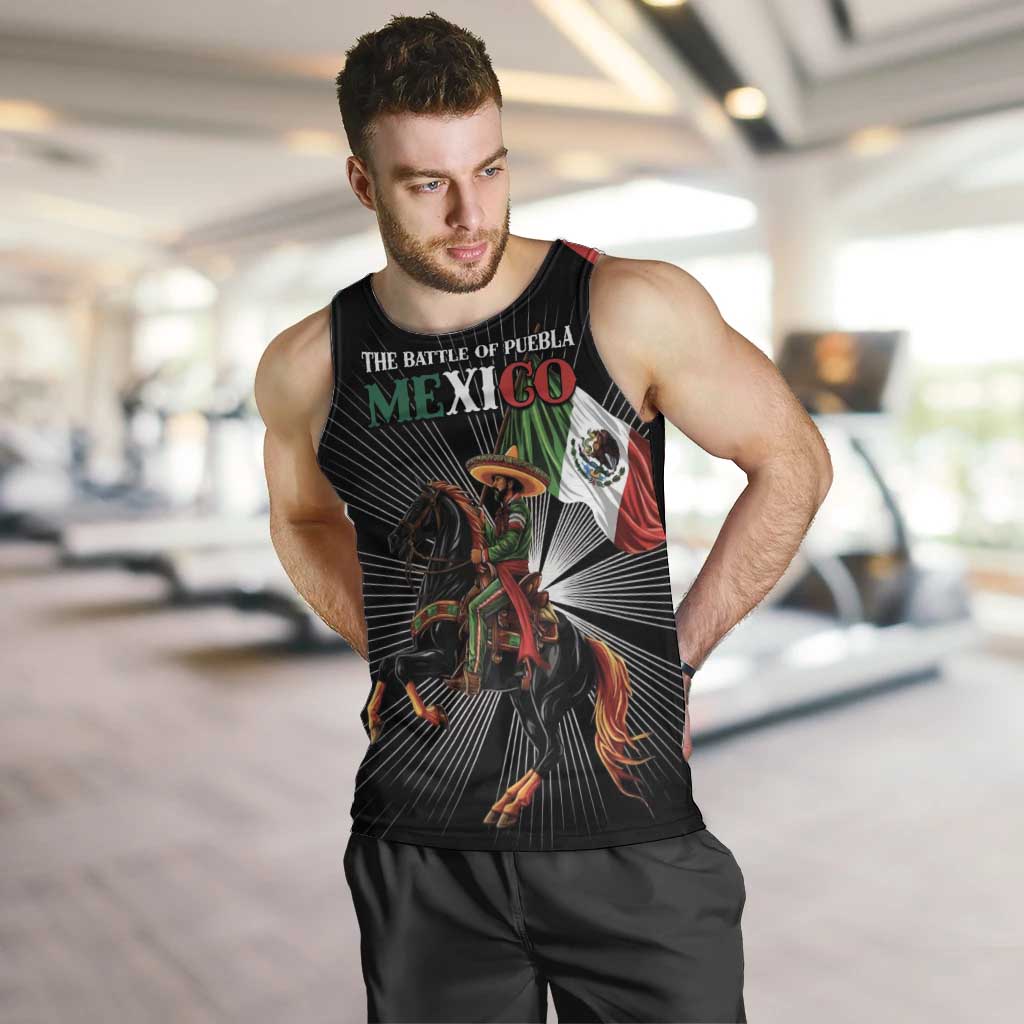 Mexico Battle of Puebla Men Tank Top Mexican Warrior