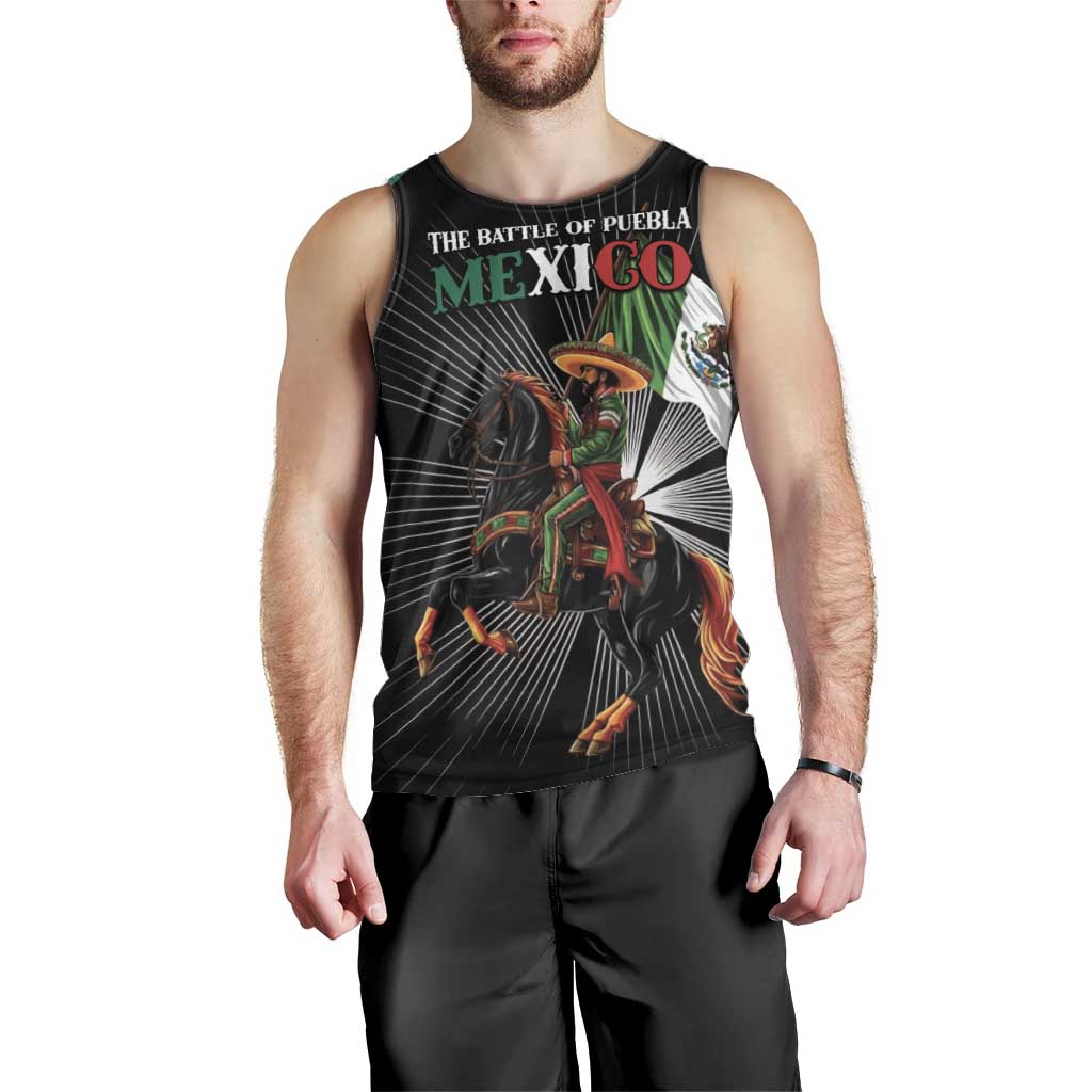 Mexico Battle of Puebla Men Tank Top Mexican Warrior