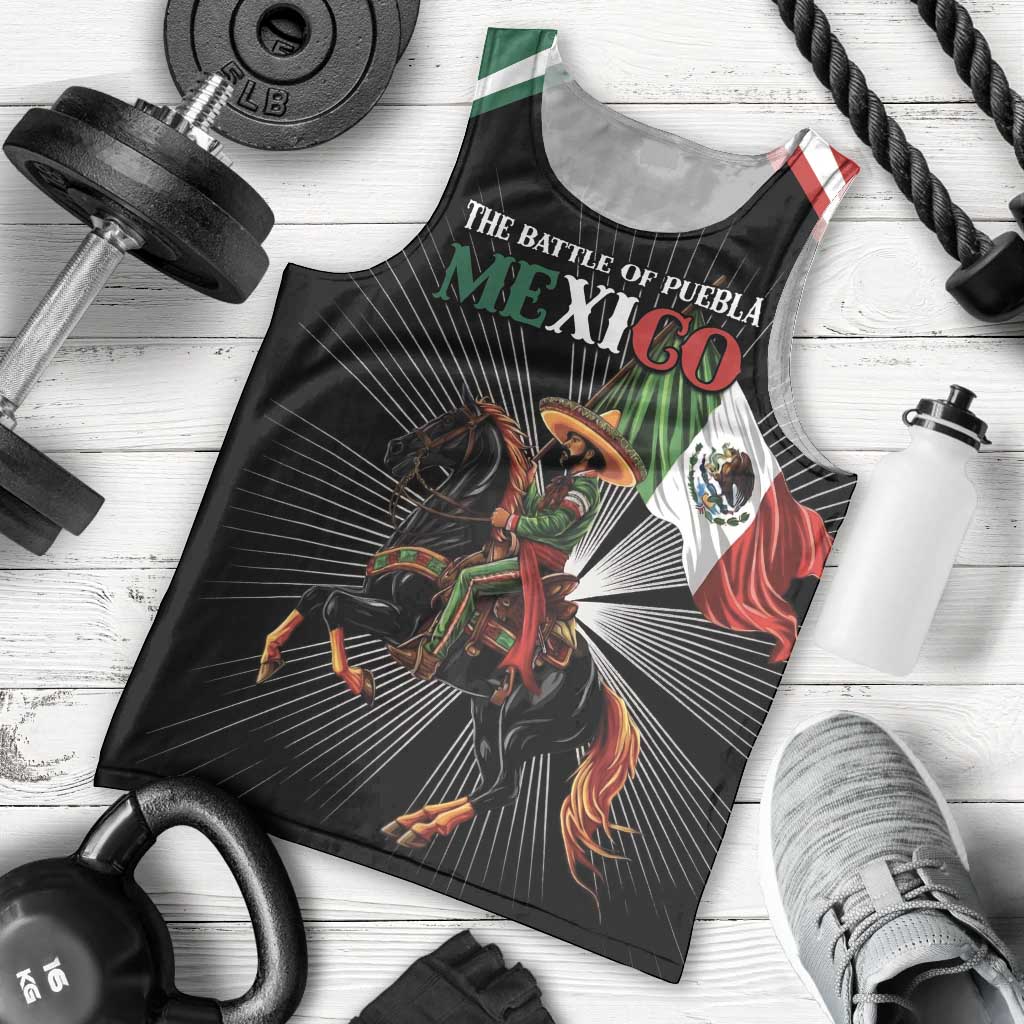 Mexico Battle of Puebla Men Tank Top Mexican Warrior