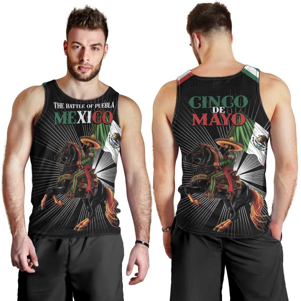 Mexico Battle of Puebla Men Tank Top Mexican Warrior