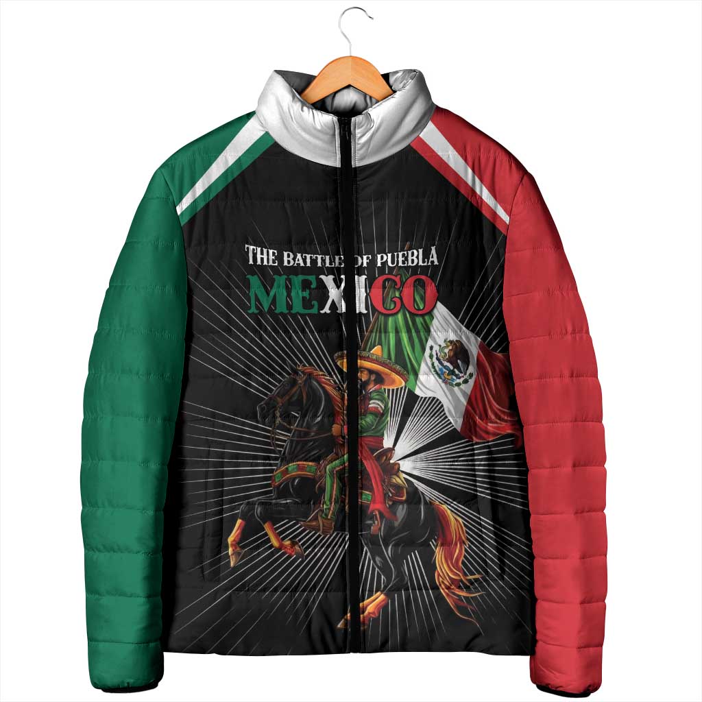 Mexico Battle of Puebla Padded Jacket Mexican Warrior