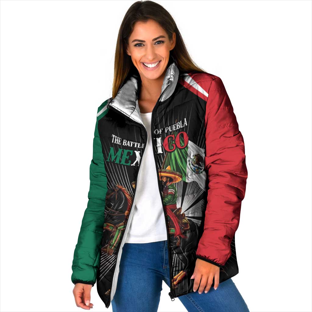 Mexico Battle of Puebla Padded Jacket Mexican Warrior
