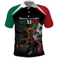 Mexico Battle of Puebla Polo Shirt Mexican Warrior