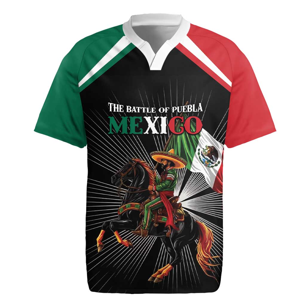 Mexico Battle of Puebla Rugby Jersey Mexican Warrior