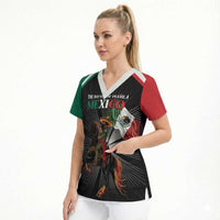 Mexico Battle of Puebla Scrub Top Mexican Warrior