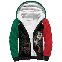 Mexico Battle of Puebla Sherpa Hoodie Mexican Warrior
