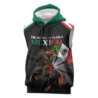 Mexico Battle of Puebla Sleeveless Hoodie Mexican Warrior