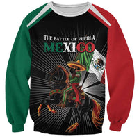 Mexico Battle of Puebla Sweatshirt Mexican Warrior