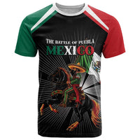 Mexico Battle of Puebla T Shirt Mexican Warrior