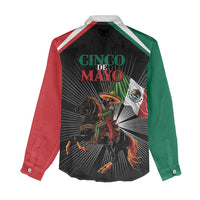 Mexico Battle of Puebla Women Casual Shirt Mexican Warrior
