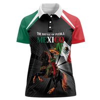 Mexico Battle of Puebla Women Polo Shirt Mexican Warrior