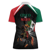 Mexico Battle of Puebla Women Polo Shirt Mexican Warrior