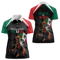 Mexico Battle of Puebla Women Polo Shirt Mexican Warrior
