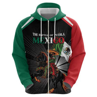 Mexico Battle of Puebla Zip Hoodie Mexican Warrior