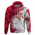 Custom Poland Hoodie Polska Coat Of Arms Flag Style - Wonder Print Shop