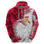 Custom Poland Hoodie Polska Coat Of Arms Flag Style - Wonder Print Shop