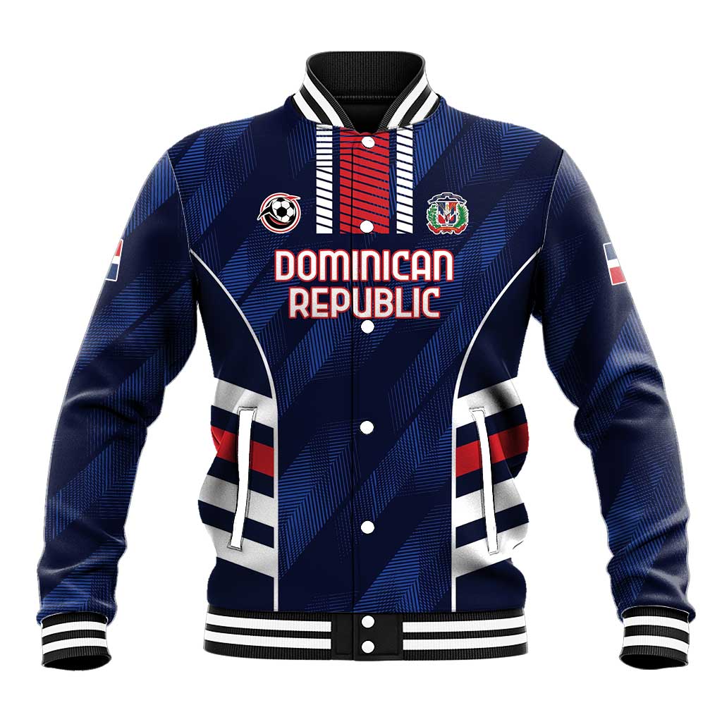 Custom Football Dominican Republic Baseball Jacket Go Los Quisqueyanos - Wonder Print Shop