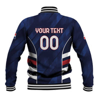 Custom Football Dominican Republic Baseball Jacket Go Los Quisqueyanos - Wonder Print Shop