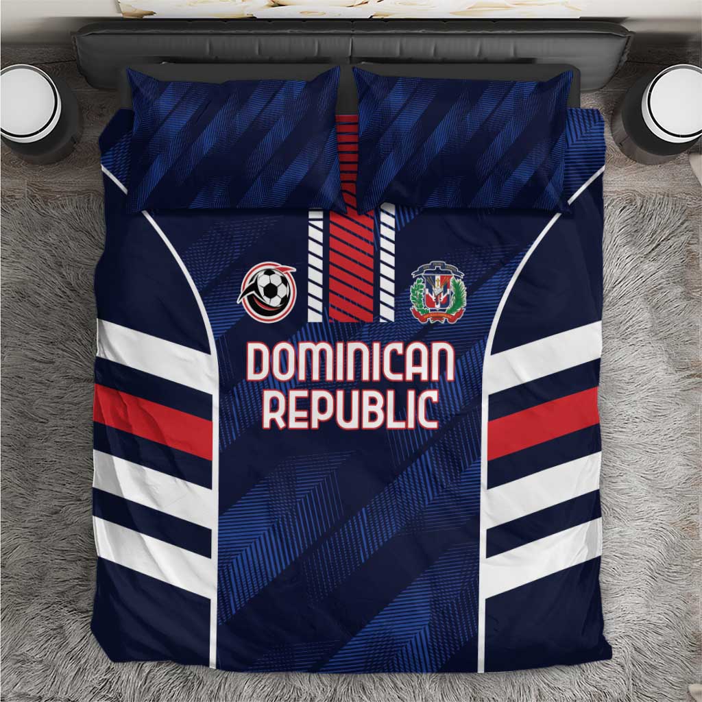 Football Dominican Republic Bedding Set Go Los Quisqueyanos - Wonder Print Shop