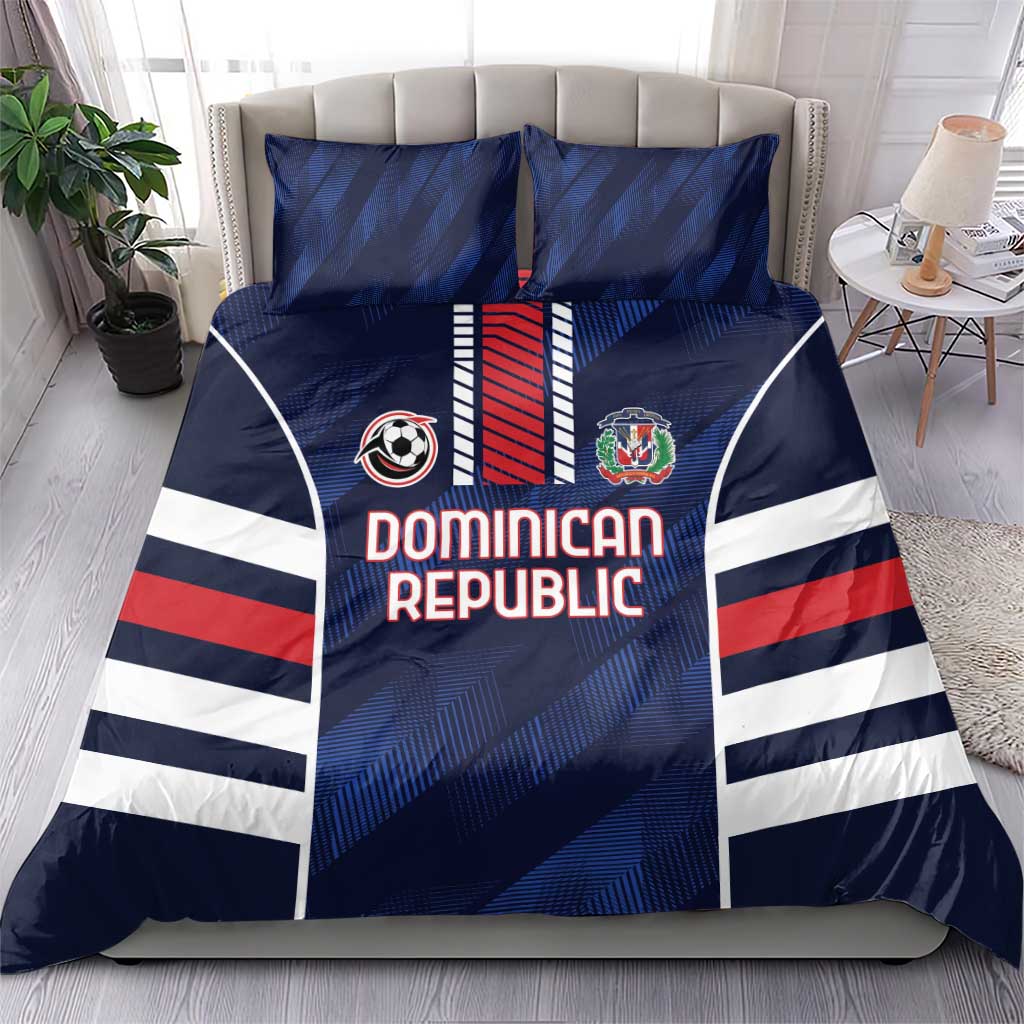 Football Dominican Republic Bedding Set Go Los Quisqueyanos - Wonder Print Shop