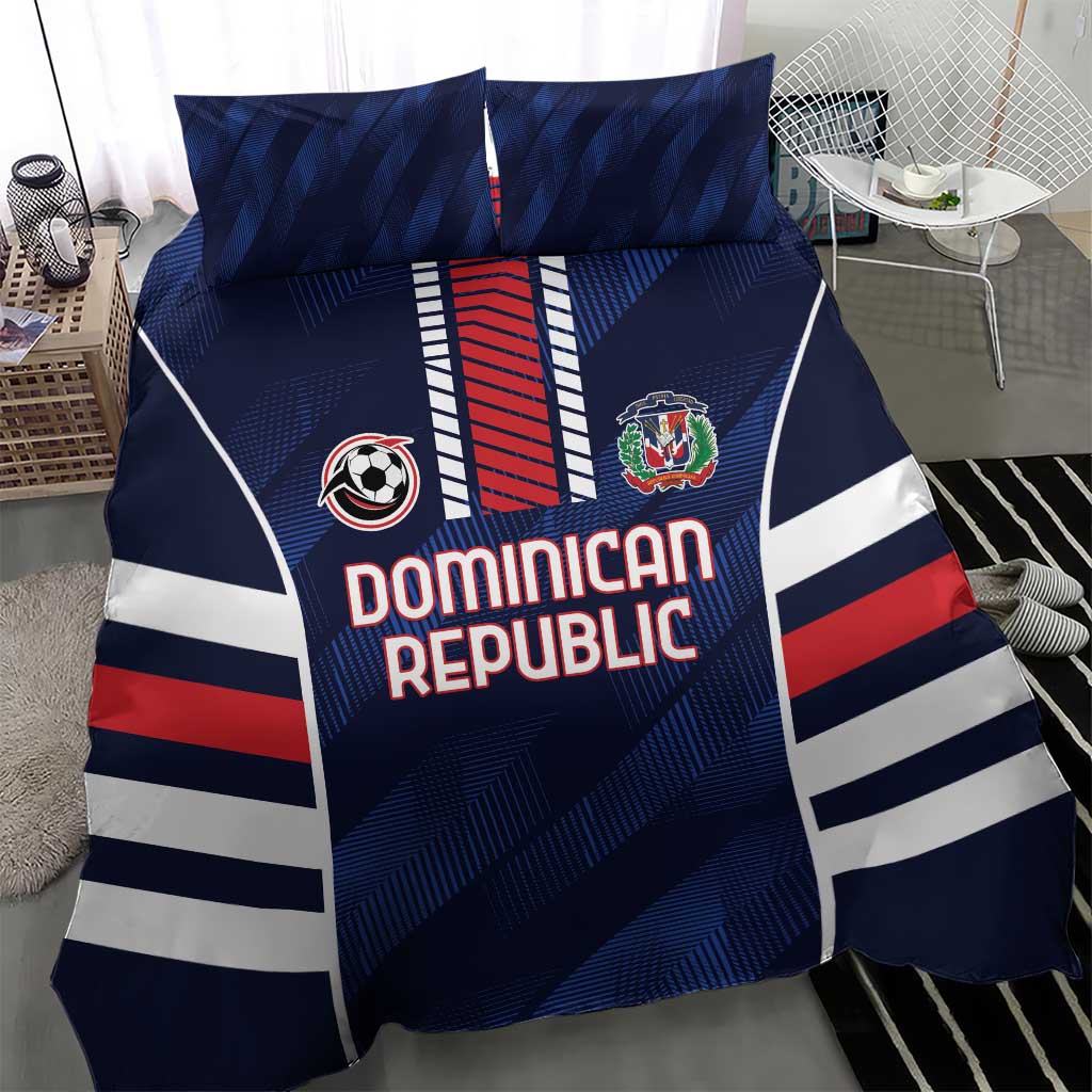 Football Dominican Republic Bedding Set Go Los Quisqueyanos - Wonder Print Shop