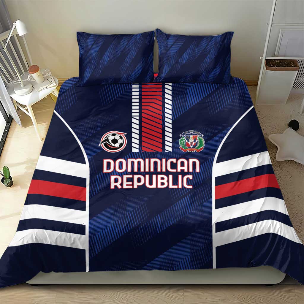 Football Dominican Republic Bedding Set Go Los Quisqueyanos - Wonder Print Shop