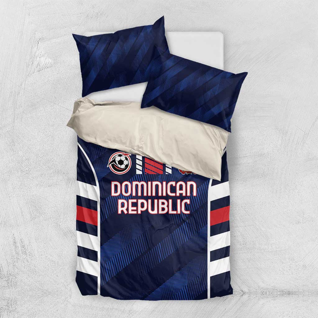 Football Dominican Republic Bedding Set Go Los Quisqueyanos - Wonder Print Shop