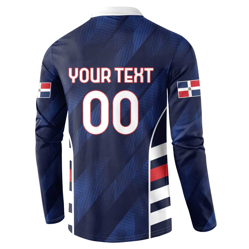 Custom Football Dominican Republic Button Sweatshirt Go Los Quisqueyanos - Wonder Print Shop