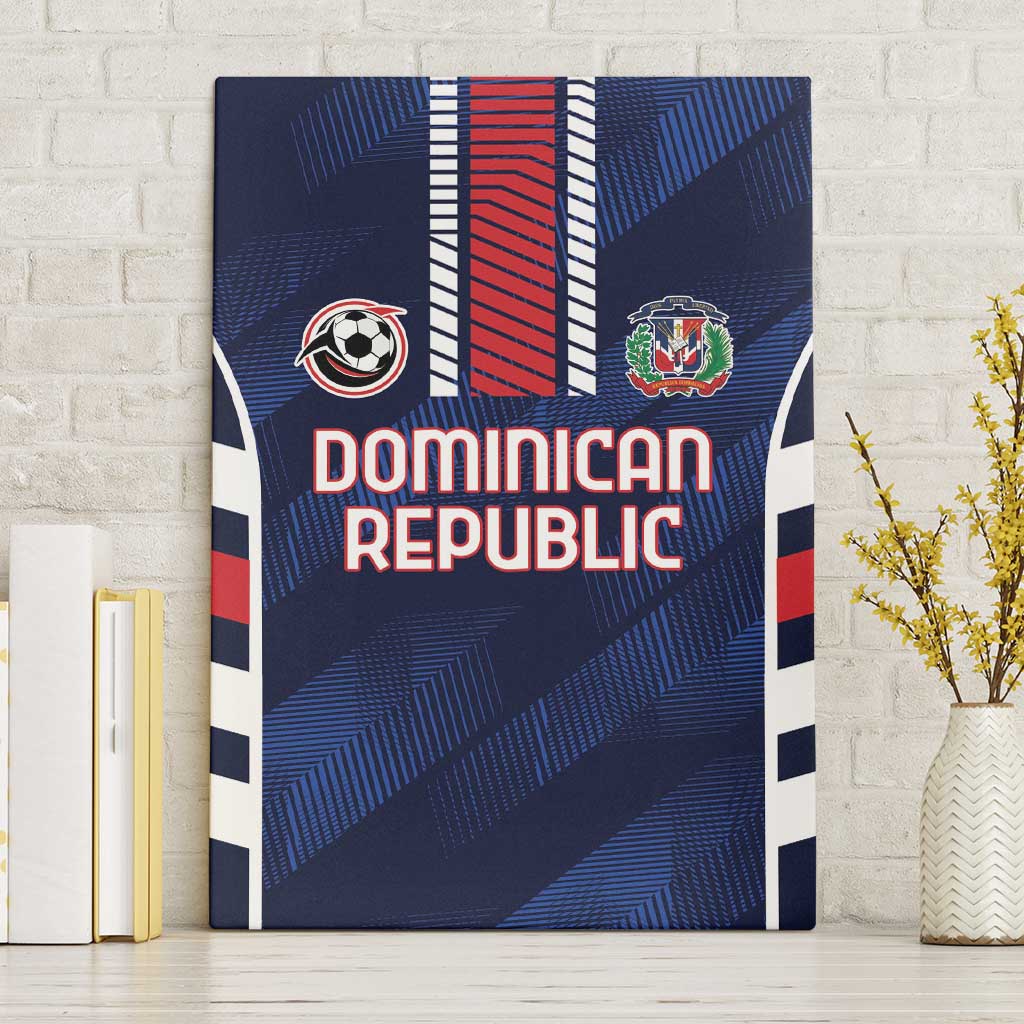 Football Dominican Republic Canvas Wall Art Go Los Quisqueyanos - Wonder Print Shop