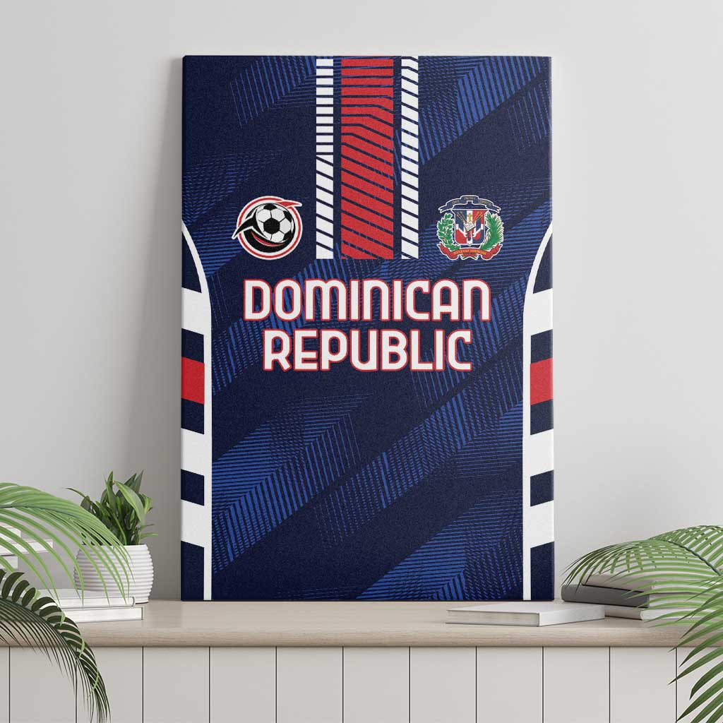 Football Dominican Republic Canvas Wall Art Go Los Quisqueyanos - Wonder Print Shop