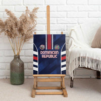 Football Dominican Republic Canvas Wall Art Go Los Quisqueyanos - Wonder Print Shop