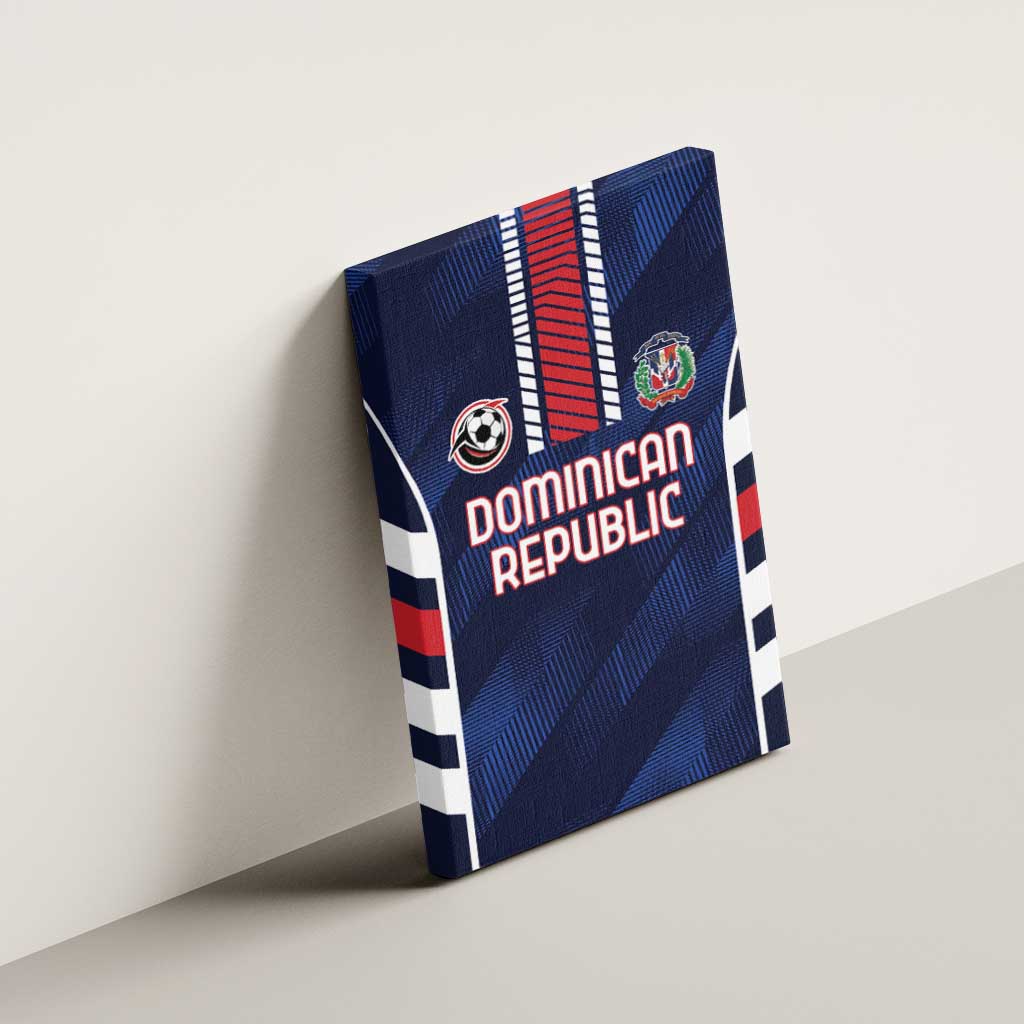 Football Dominican Republic Canvas Wall Art Go Los Quisqueyanos - Wonder Print Shop