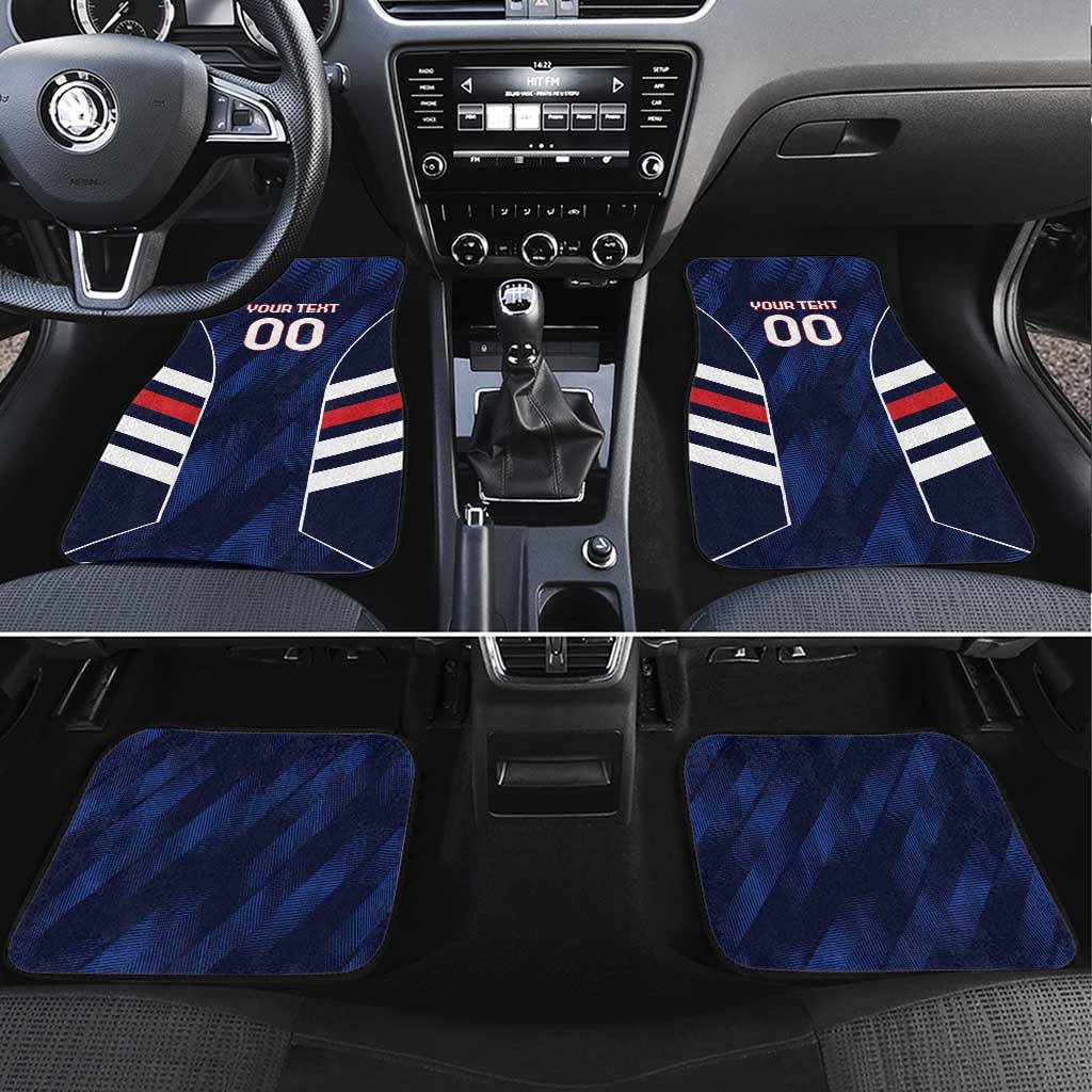 Football Dominican Republic Car Mats Go Los Quisqueyanos - Wonder Print Shop