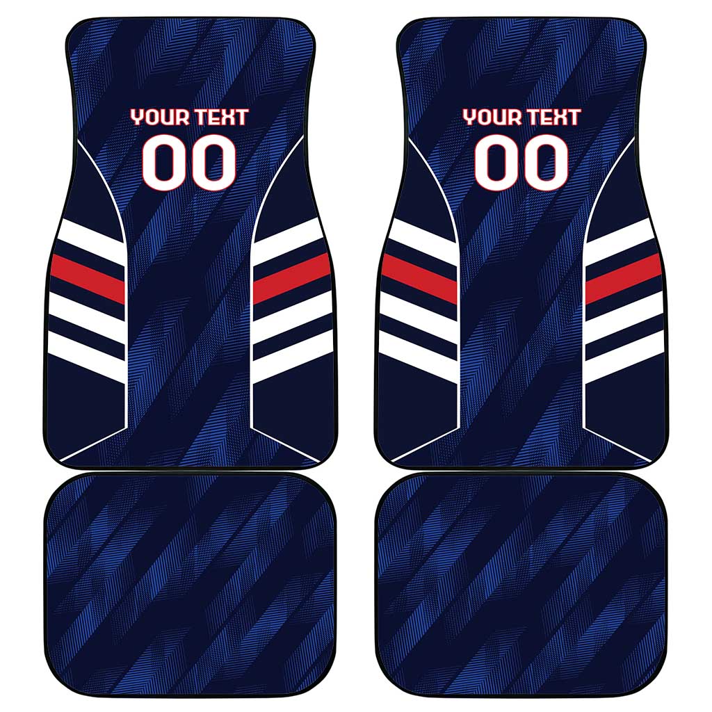 Football Dominican Republic Car Mats Go Los Quisqueyanos - Wonder Print Shop