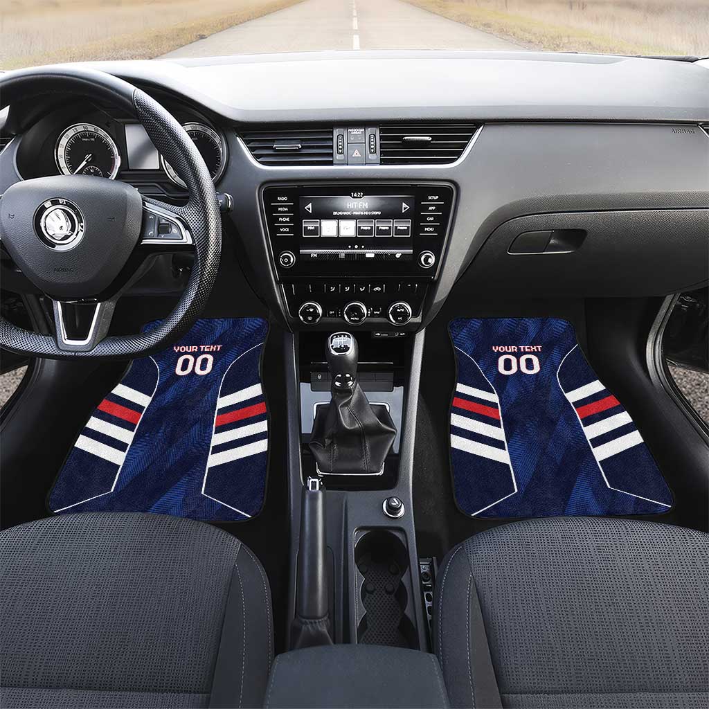 Football Dominican Republic Car Mats Go Los Quisqueyanos - Wonder Print Shop